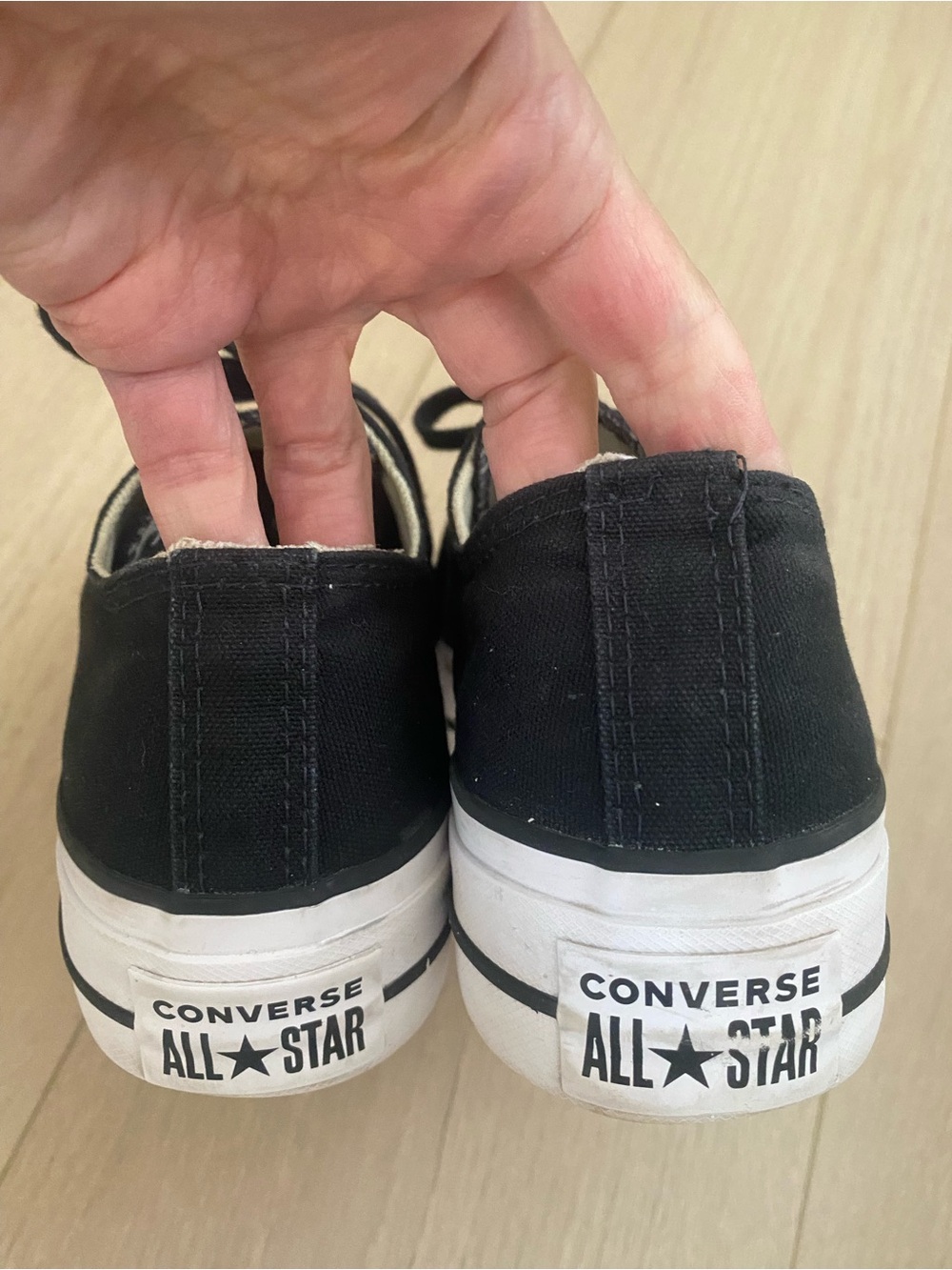 Converse Lift All Star Platform Sneaker Black Women’s 7.5 Runs Big - Picture 8 of 9